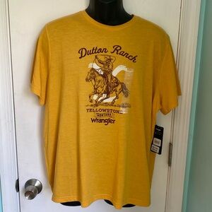 Wrangler Yellowstone Dutton Ranch tee shirt unisex NWT